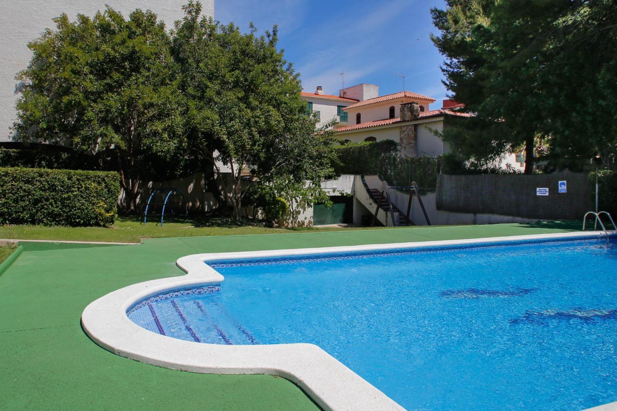 At044 Cerca De La Playa, Con Piscina Y Airco Torredembarra Exterior foto
